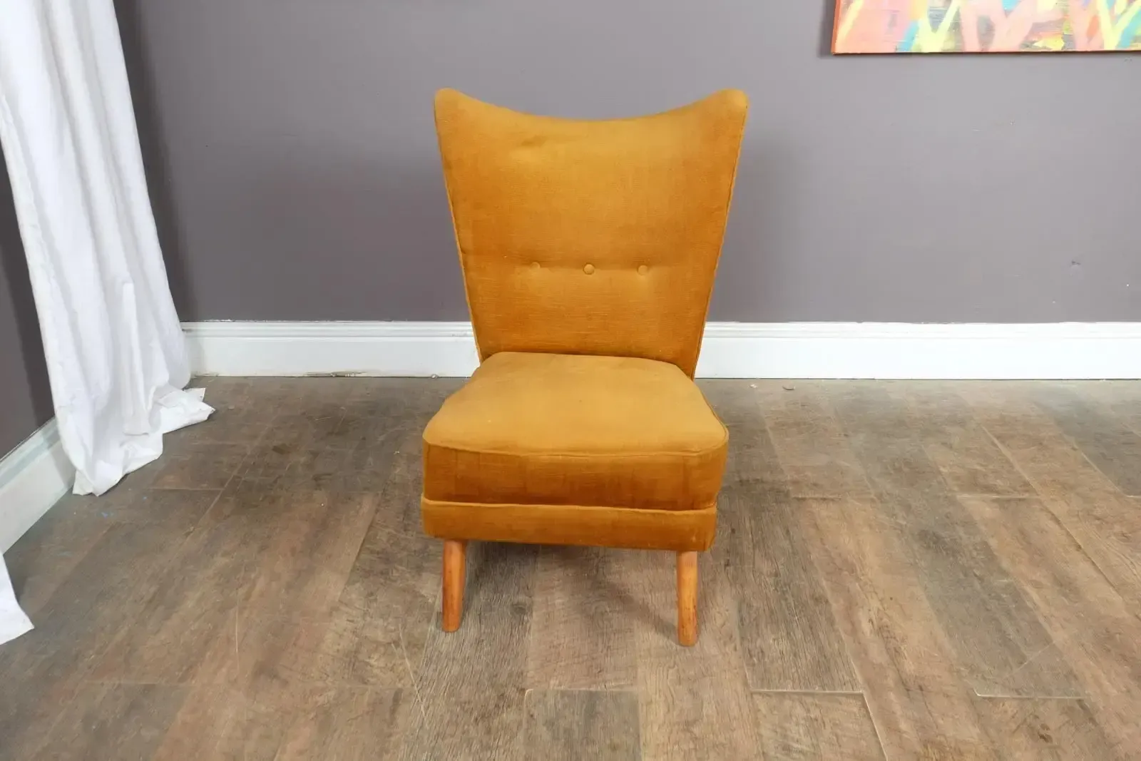 Vintage Howard Keith 'Encore' Cocktail Accent Chair By Hk Furniture photo for sale