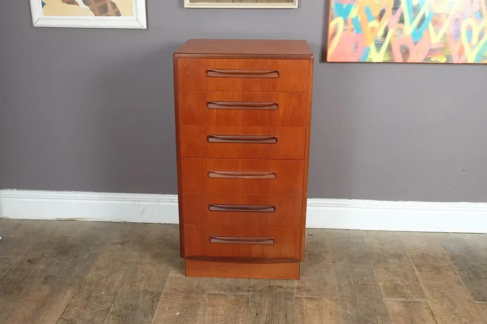 Vintage Retro G Plan Fresco Tall Chest Of Drawers photo for sale