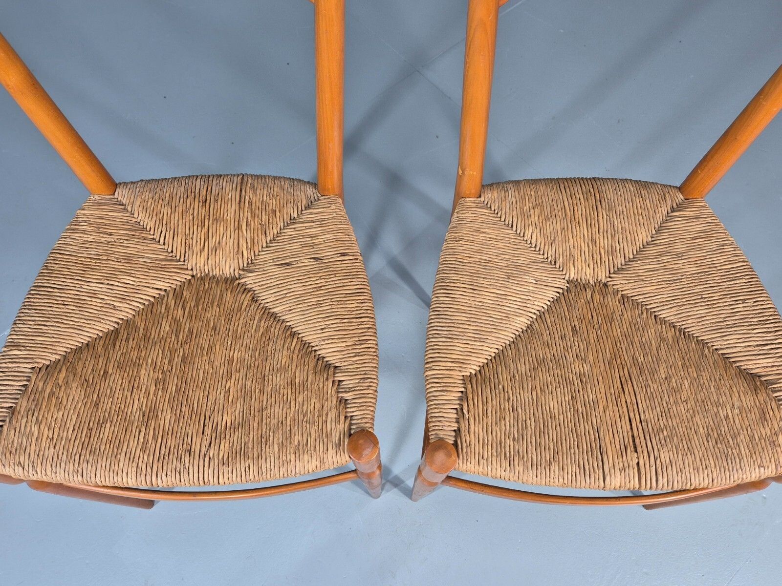 Furniture 2 1950s Italian Wanut Dining Chairs Chiavari Mid Century Modern Mdin photo