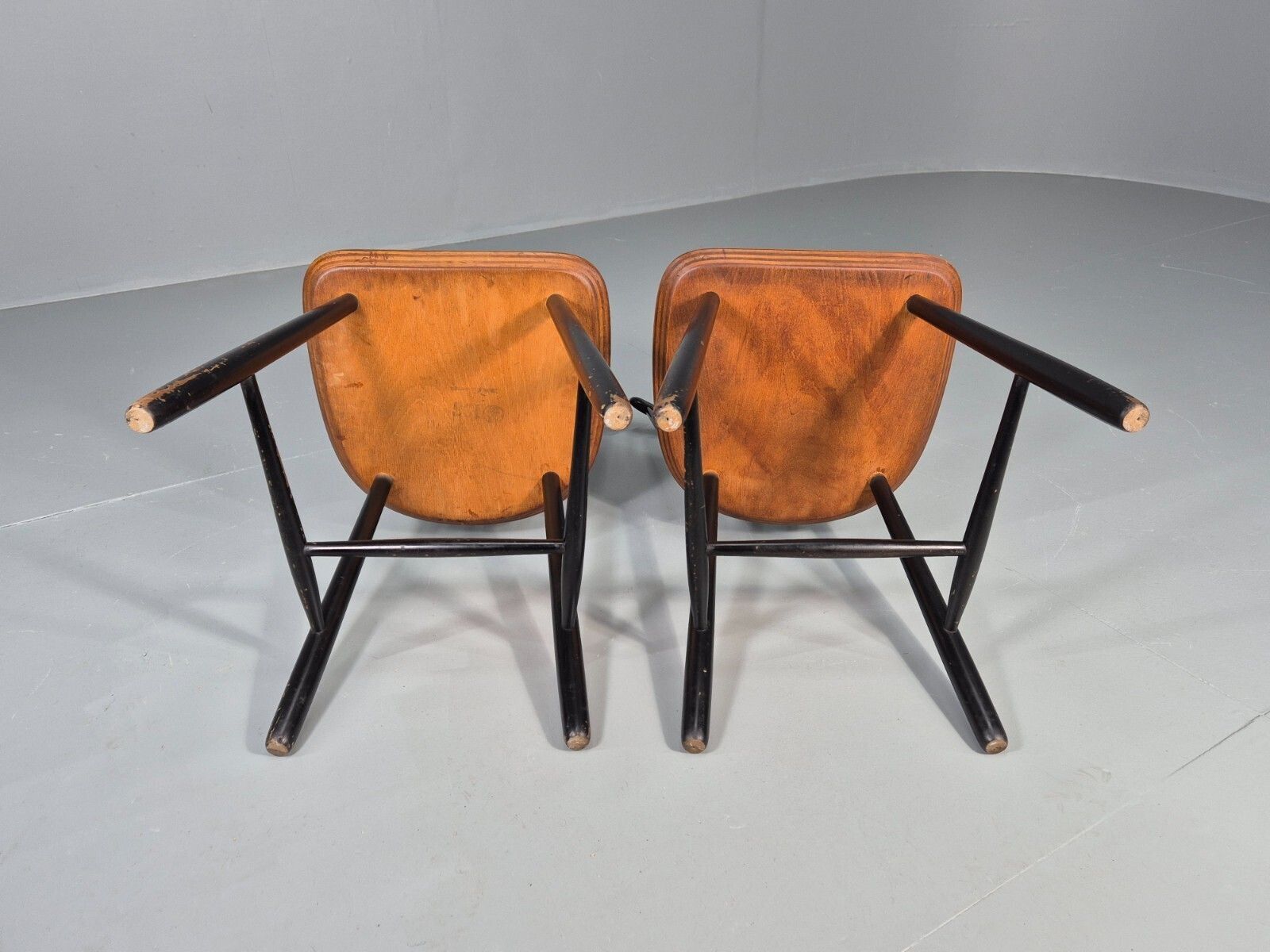 photo buy 2 Vintage Midcentury Teak Dining Chairs Fannet By Ilmari Tapiovaara Mdin
