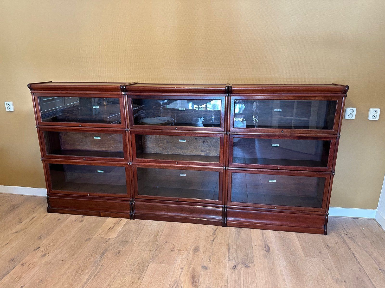 Modular Bookcase From Globe Wernicke, 1890s, Set Of 9 photo Furniture