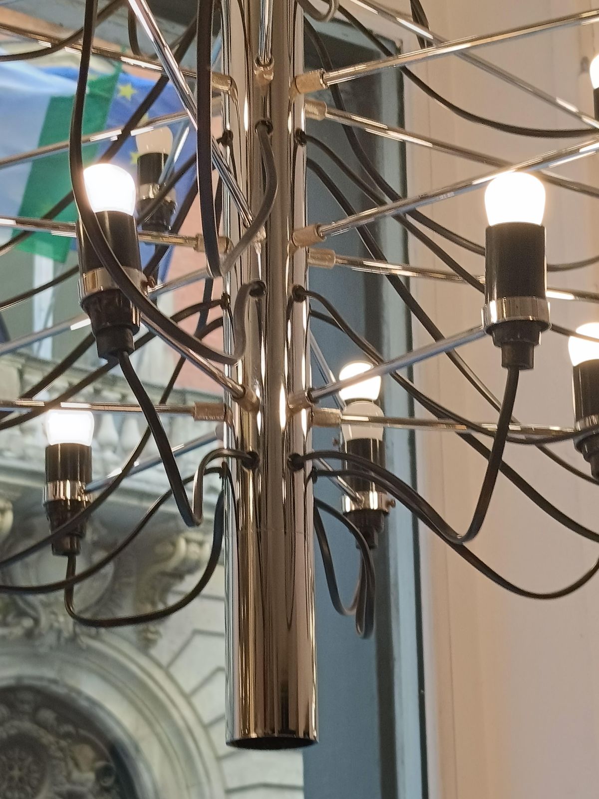 Gino Sarfatti For Flos Chandelier Mod.2097/30, Italy 1960s photo Lighting
