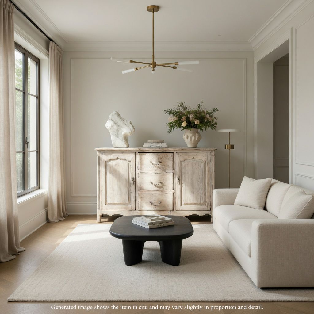 photo furniture French Pine Serpentine Commode