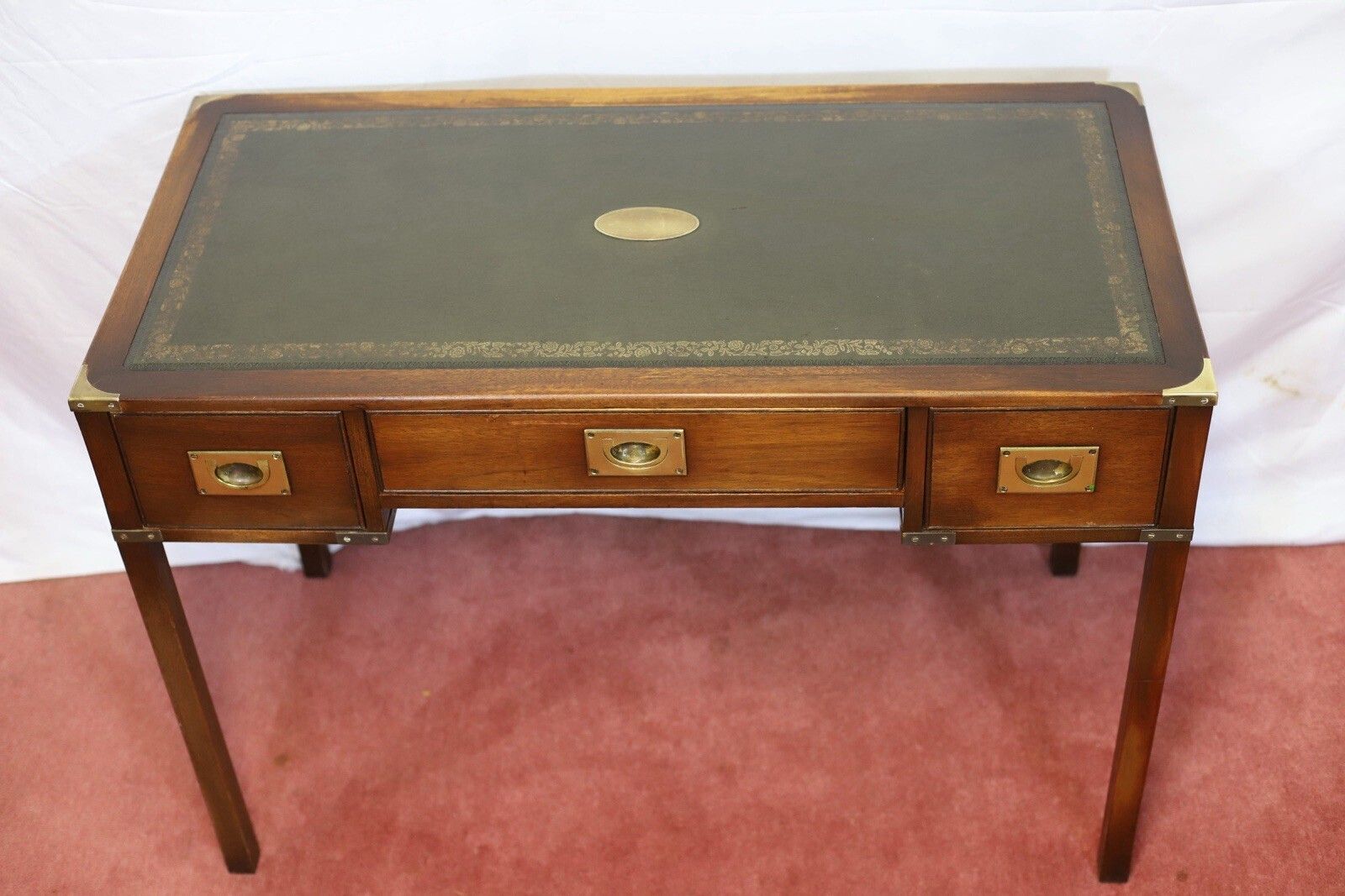 photo buy Reprodux Bevan Funnell Lovely Military Campaign Style Writing Desk