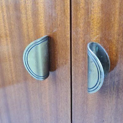 photo furniture Mid Century Cabinet In Wood With Inlay, 1960s