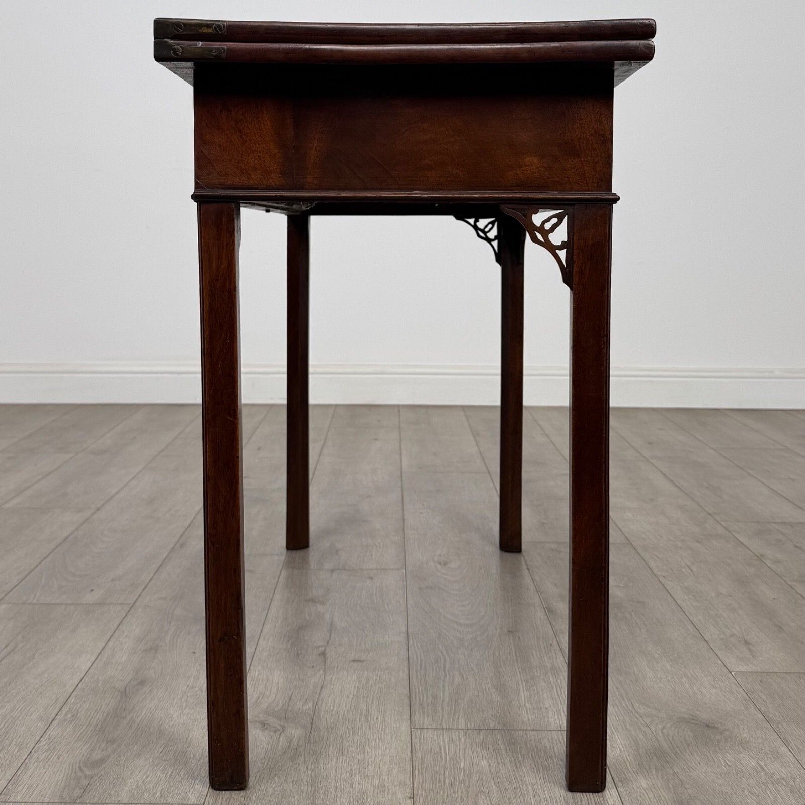 Antique 18th Century Georgian Tea Table In Mahogany ( Af 5390 ) photo vintage