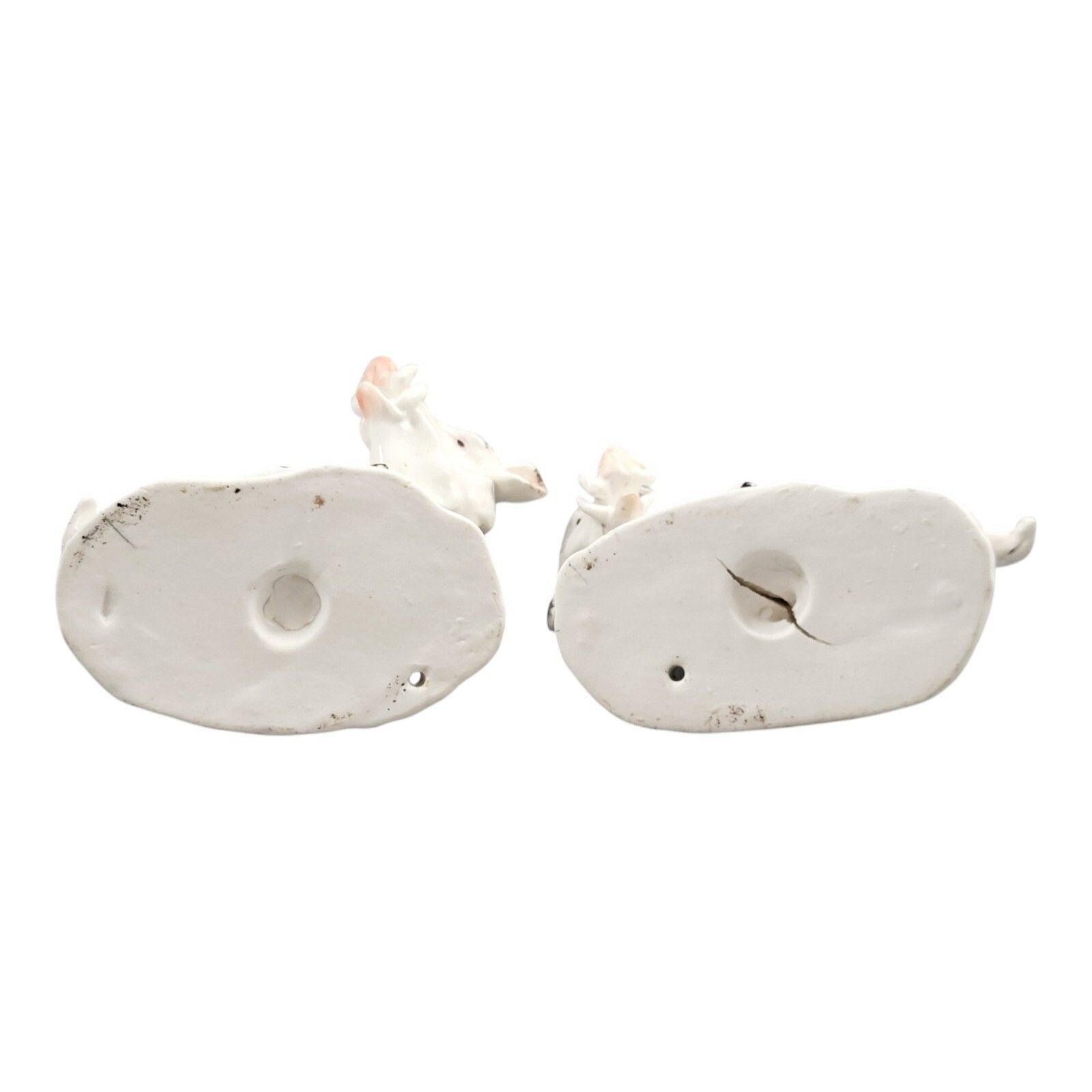 photo for sale 18th Century Derby Porcelain Manufactory Pair Of Wild Boars C.1755 Soft Paste