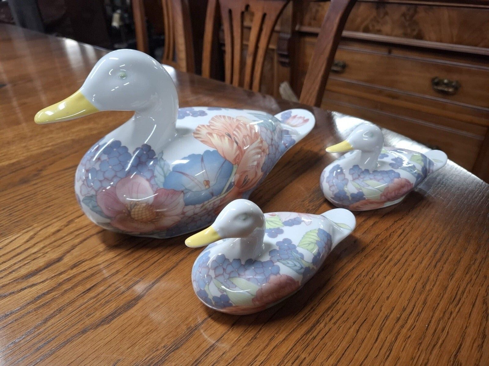 Set Of 3 Gallo Design Villeron & Boch Corolla Duck