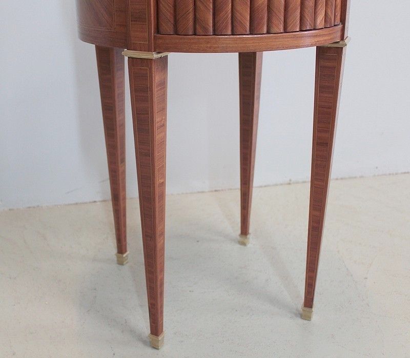 Bedside "Drum" Louis Xvi, 19th photo buy