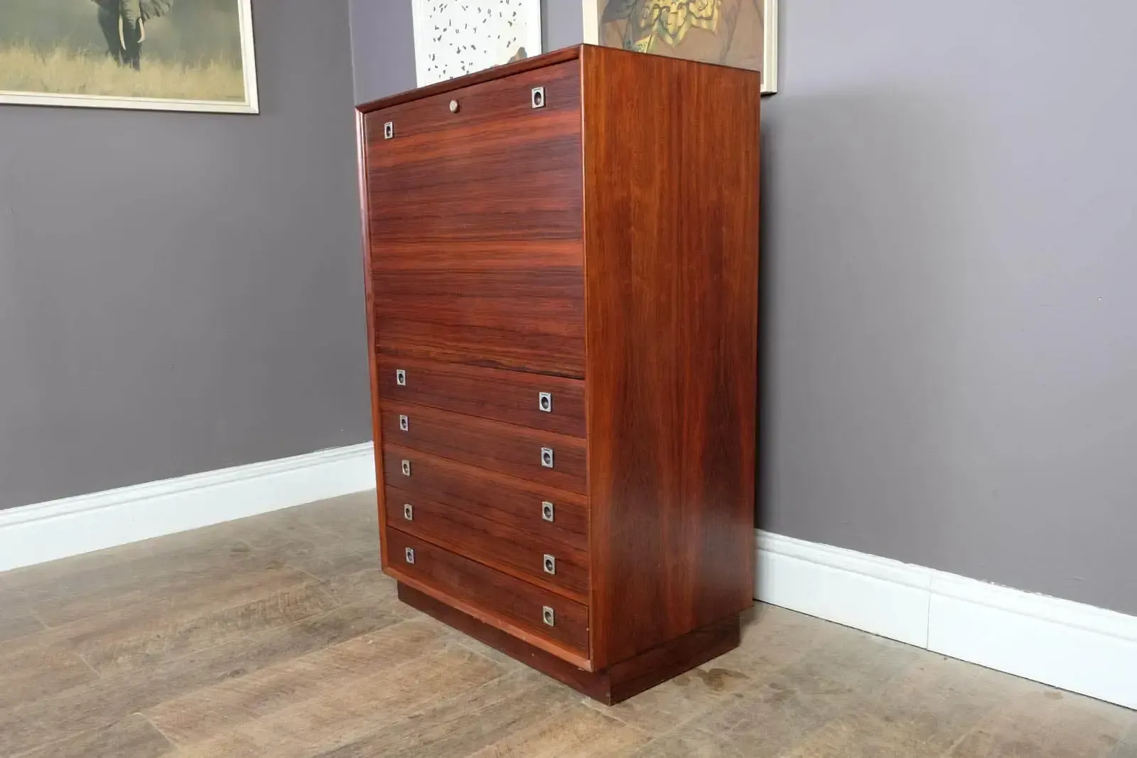 Vintage Arne Vodder #7755 Sibast Rosewood Bureau / Cabinet photo Furniture