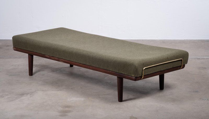 Mid Century Danish Model Ge19 Daybed In Teak Attributed To Hans J. Wegner For Getama, 1960s photo furniture