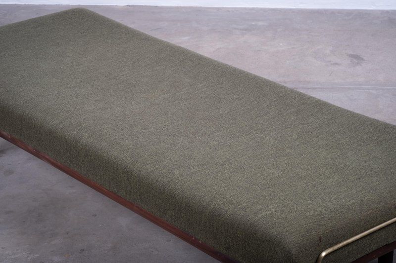 Mid Century Danish Model Ge19 Daybed In Teak Attributed To Hans J. Wegner For Getama, 1960s photo vinterior