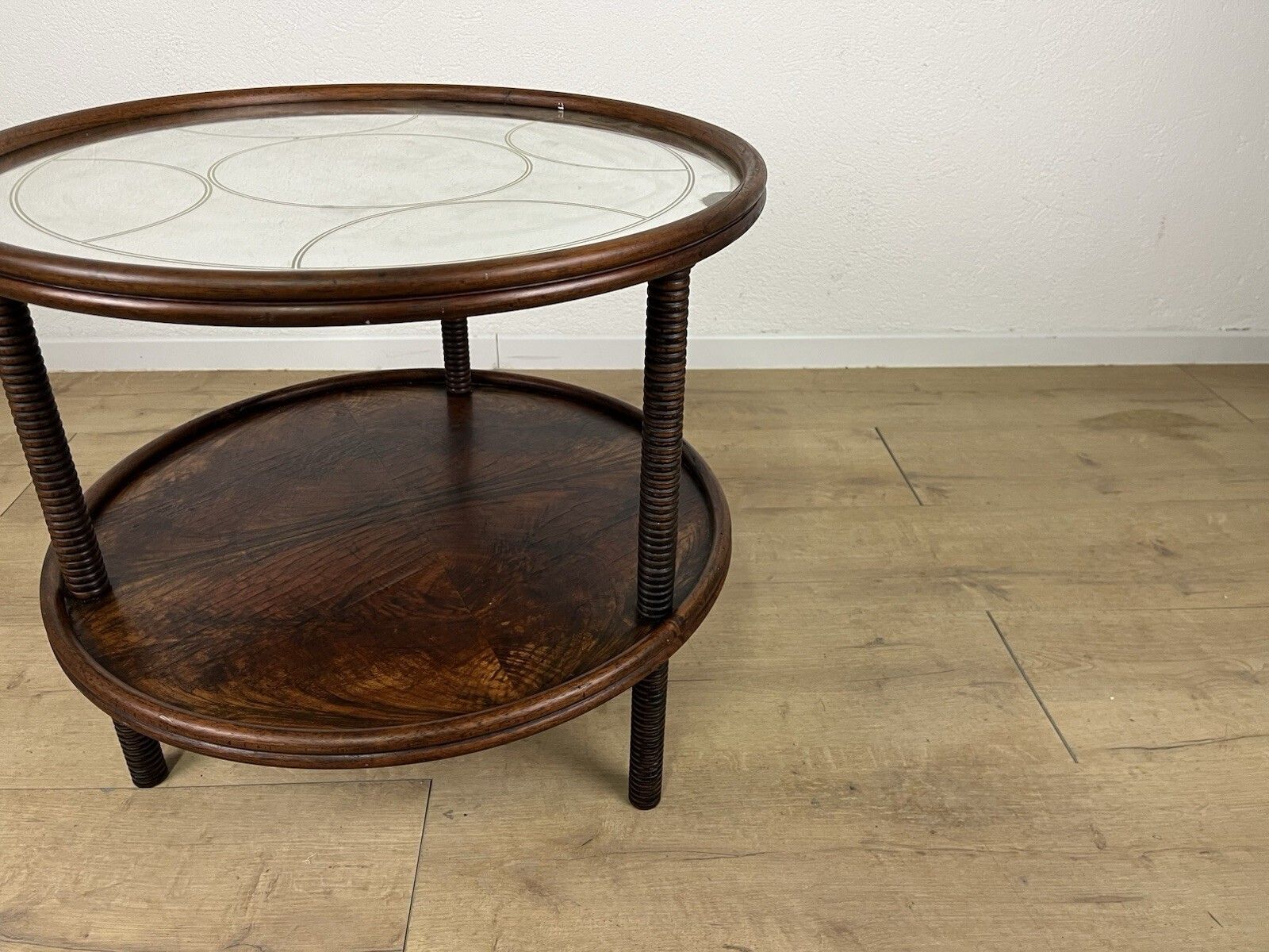 1950s Vintage Design Wood And Glass Coffee Table photo buy