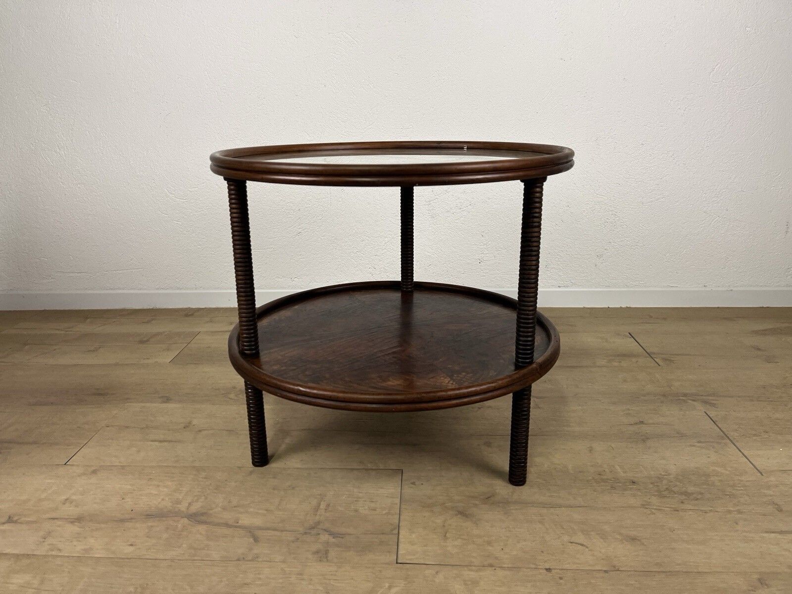 photo buy 1950s Vintage Design Wood And Glass Coffee Table