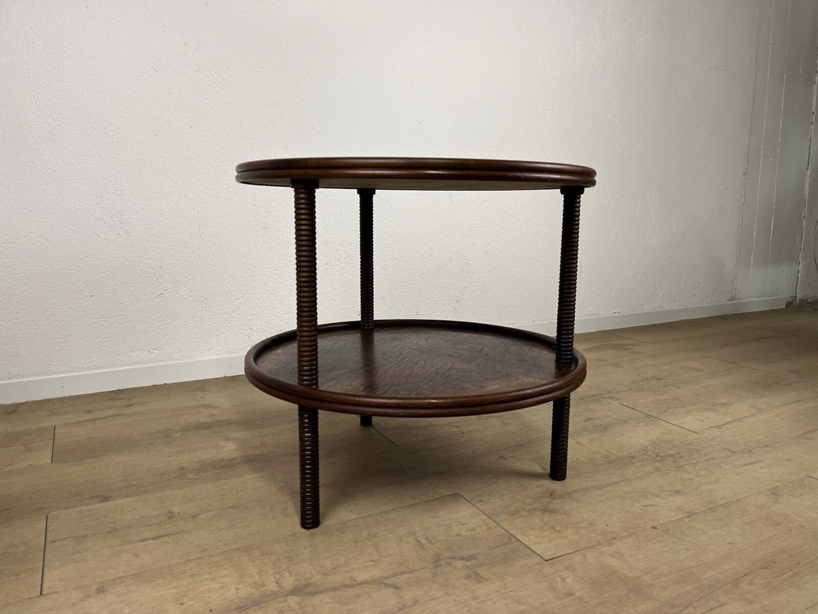 photo vintage 1950s Vintage Design Wood And Glass Coffee Table
