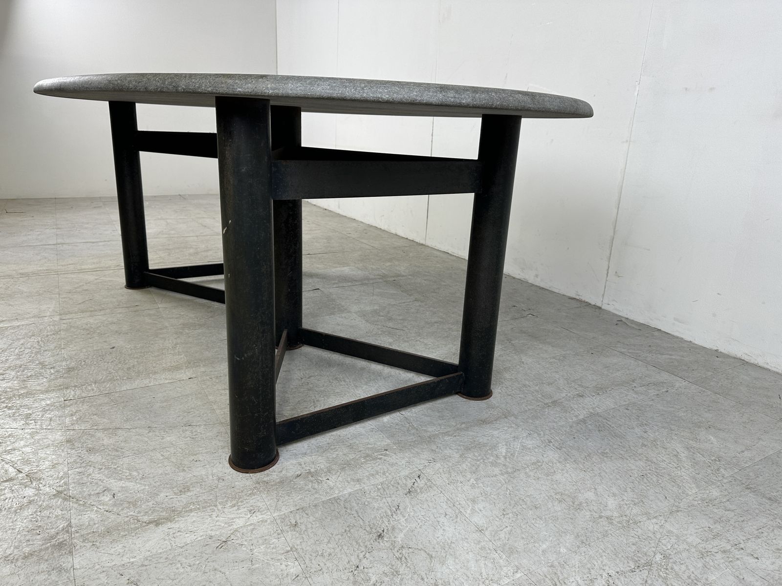 Oval Dining Table In The Manner Of Jan Vlug, 1970s photo buy