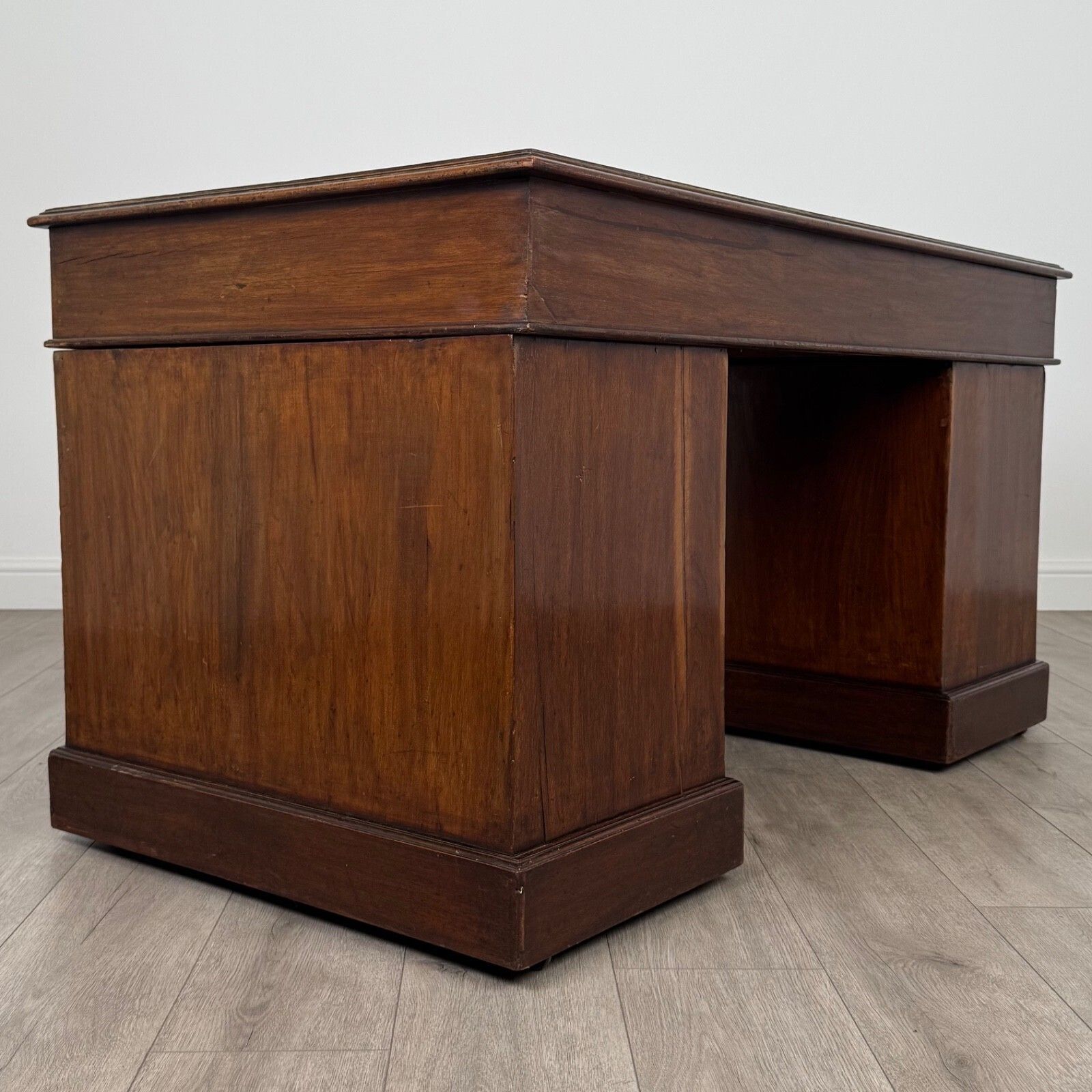 Antique 19th Century Fine Quality Pedestal Desk In Mahogany ( Ref Af 4114 ) photo Furniture