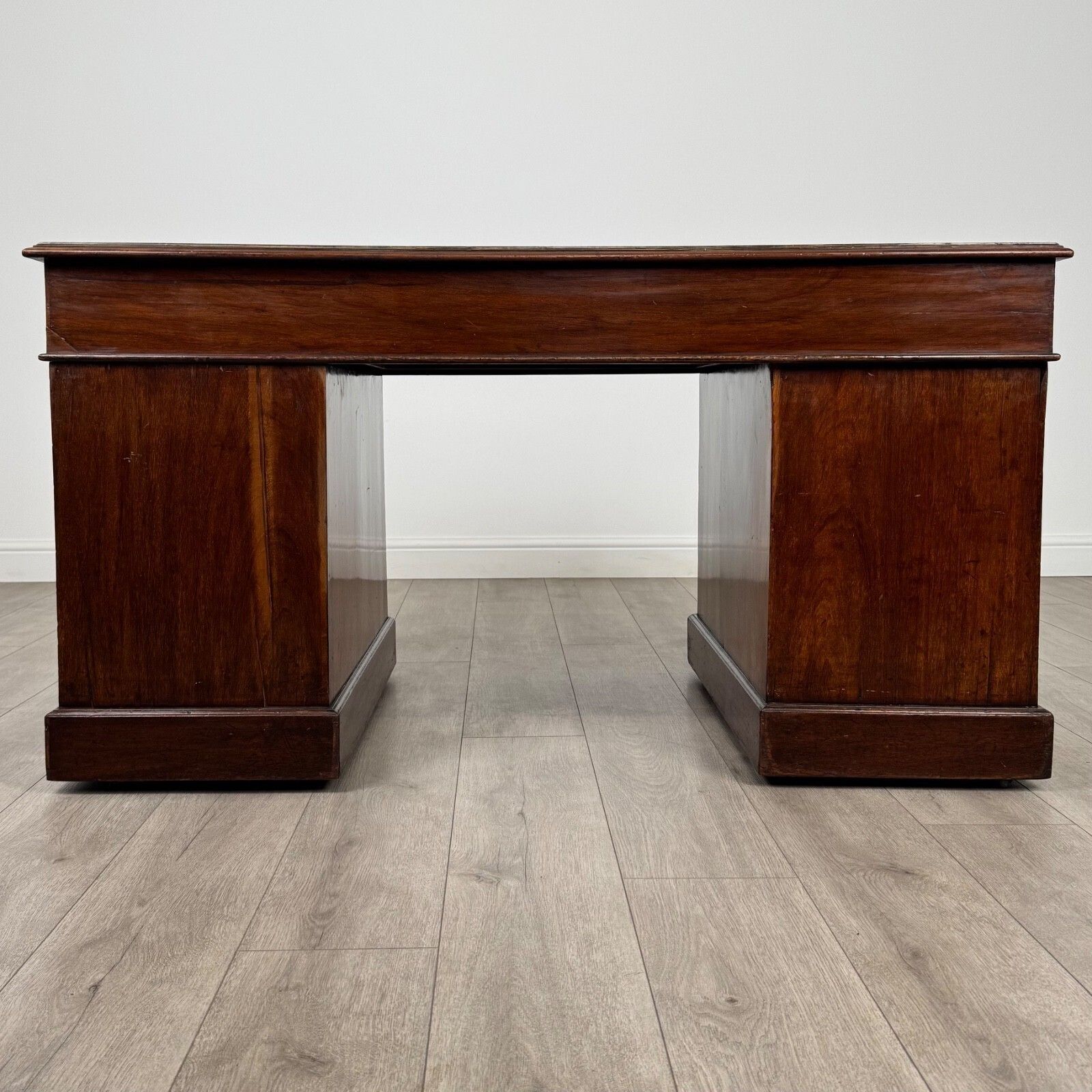 Antique 19th Century Fine Quality Pedestal Desk In Mahogany ( Ref Af 4114 ) photo 825.0