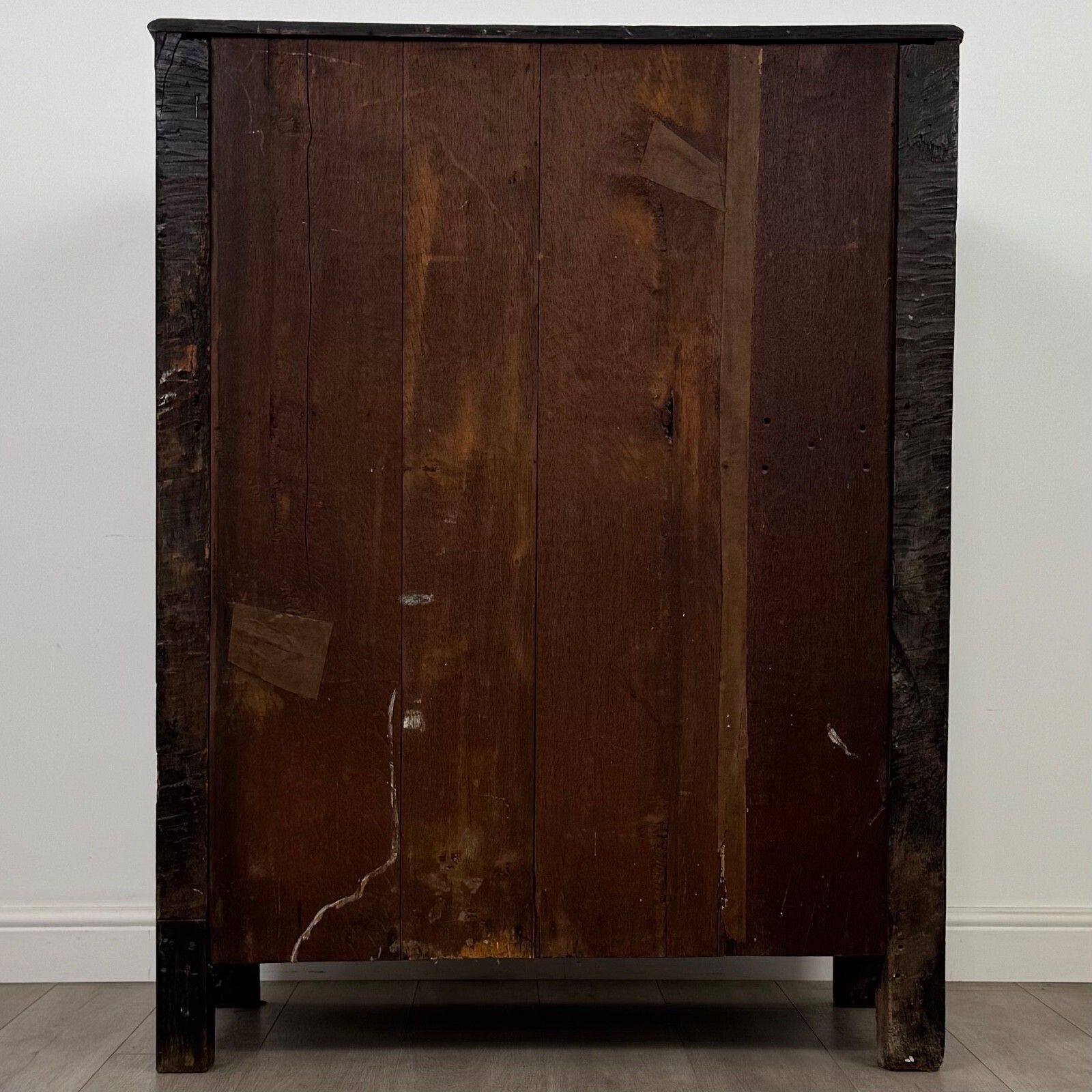 Antique 18th Century Small Georgian Court Cupboard In Oak ( Af 5379 ) photo vinterior