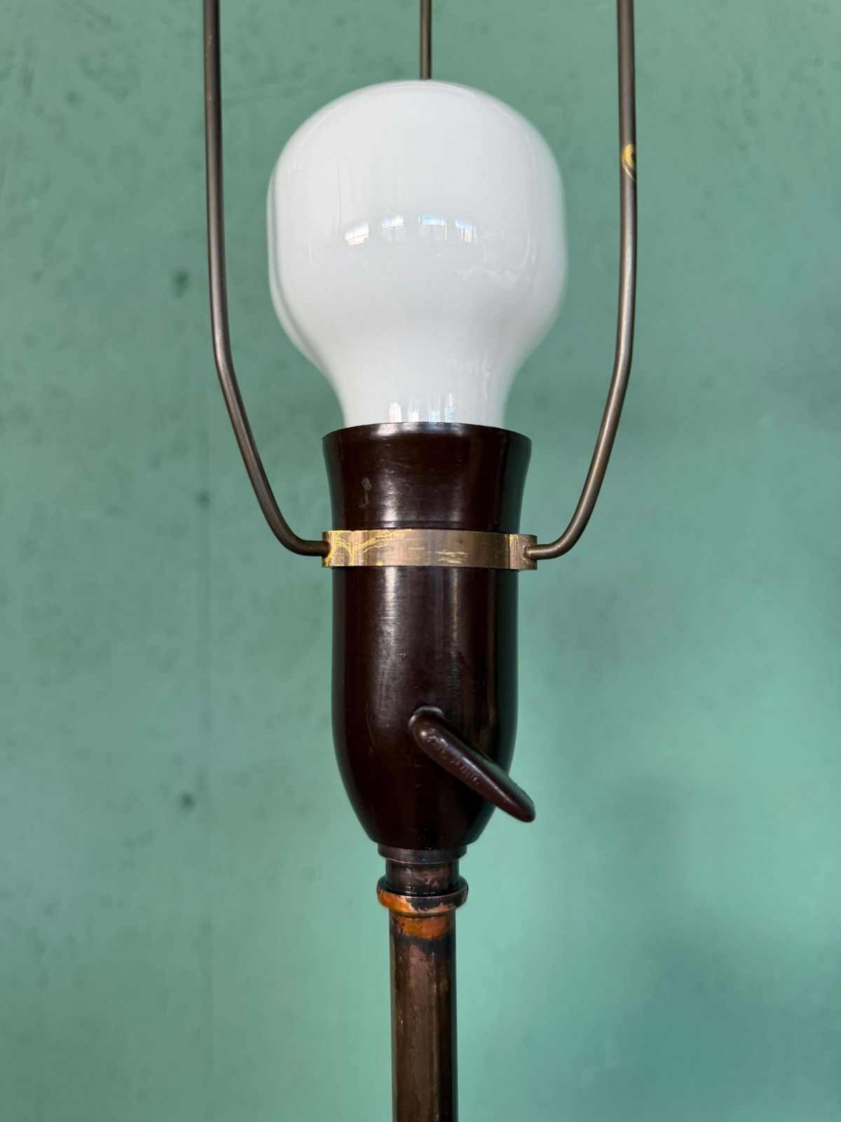 photo for sale A Unique, One Of A Kind Artist Made Ceramic Floor Lamp