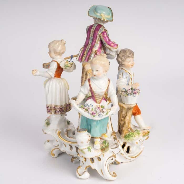 Meissen Porcelain Sculpture Depicting A Group Of Children, 18th Century. photo 4680.0
