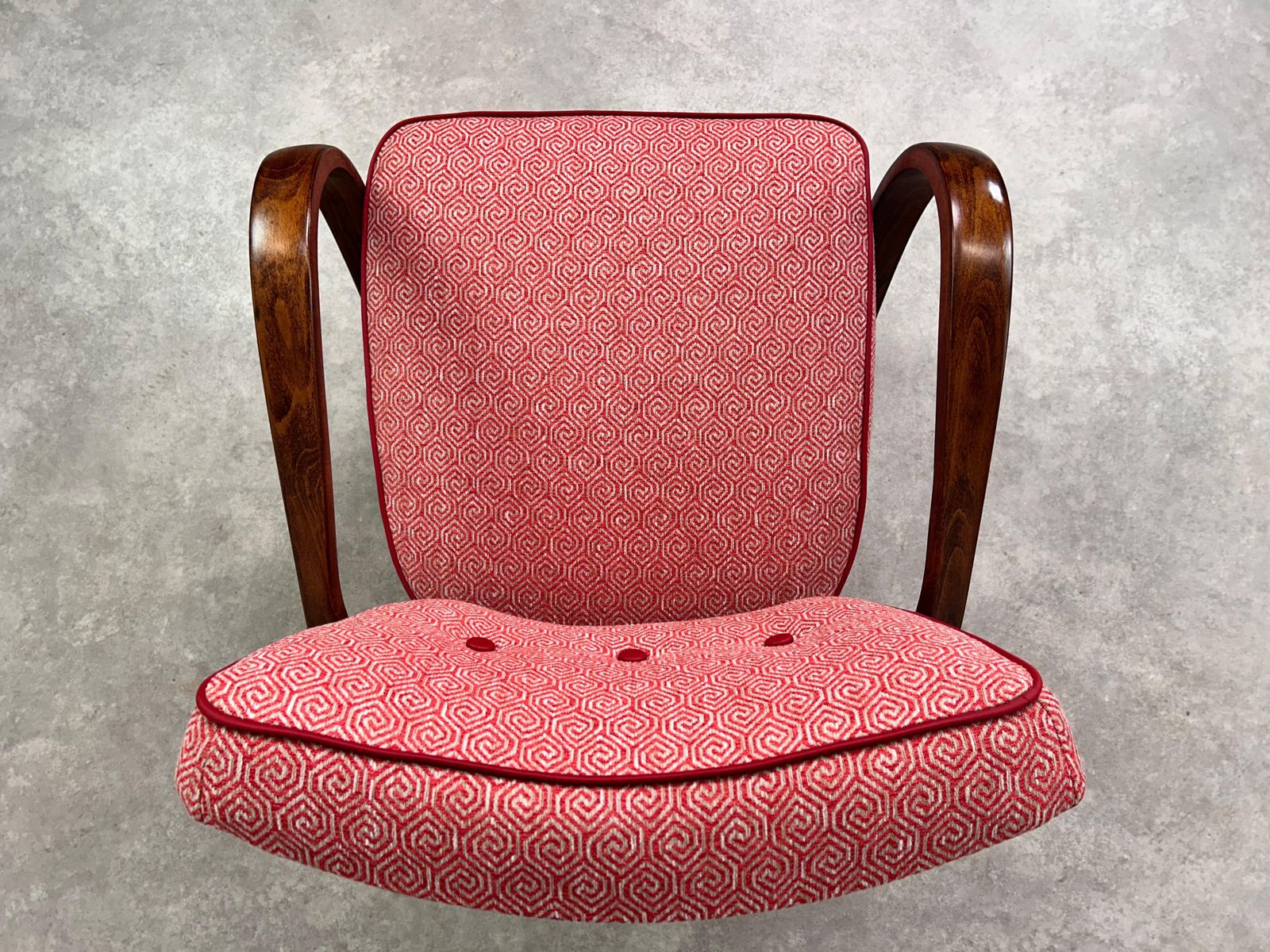 Art Deco Armchair H237 By Jindřich Halabala photo vinterior