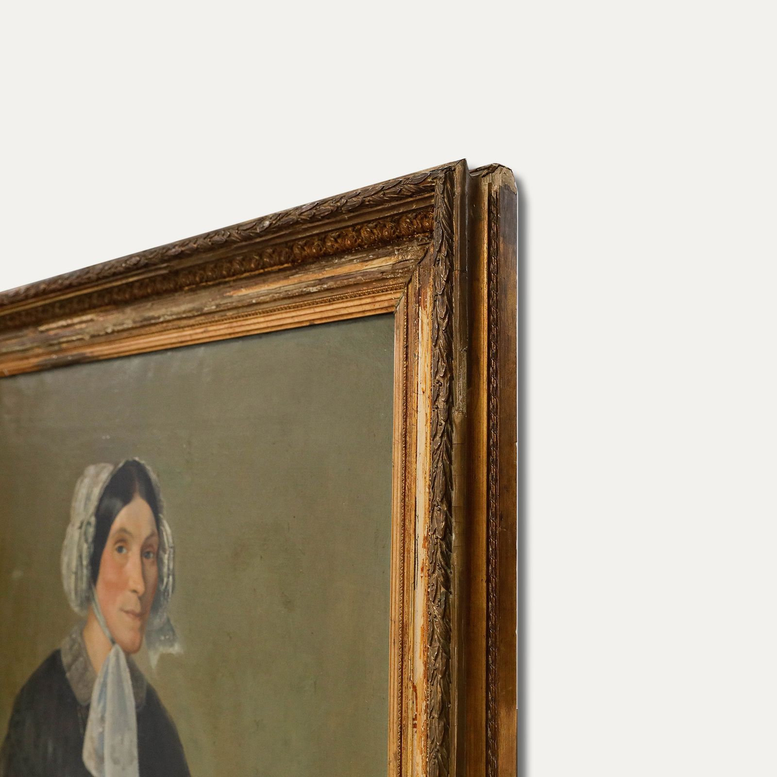 1851 Oil   Lady In Silk And Lace photo vinterior