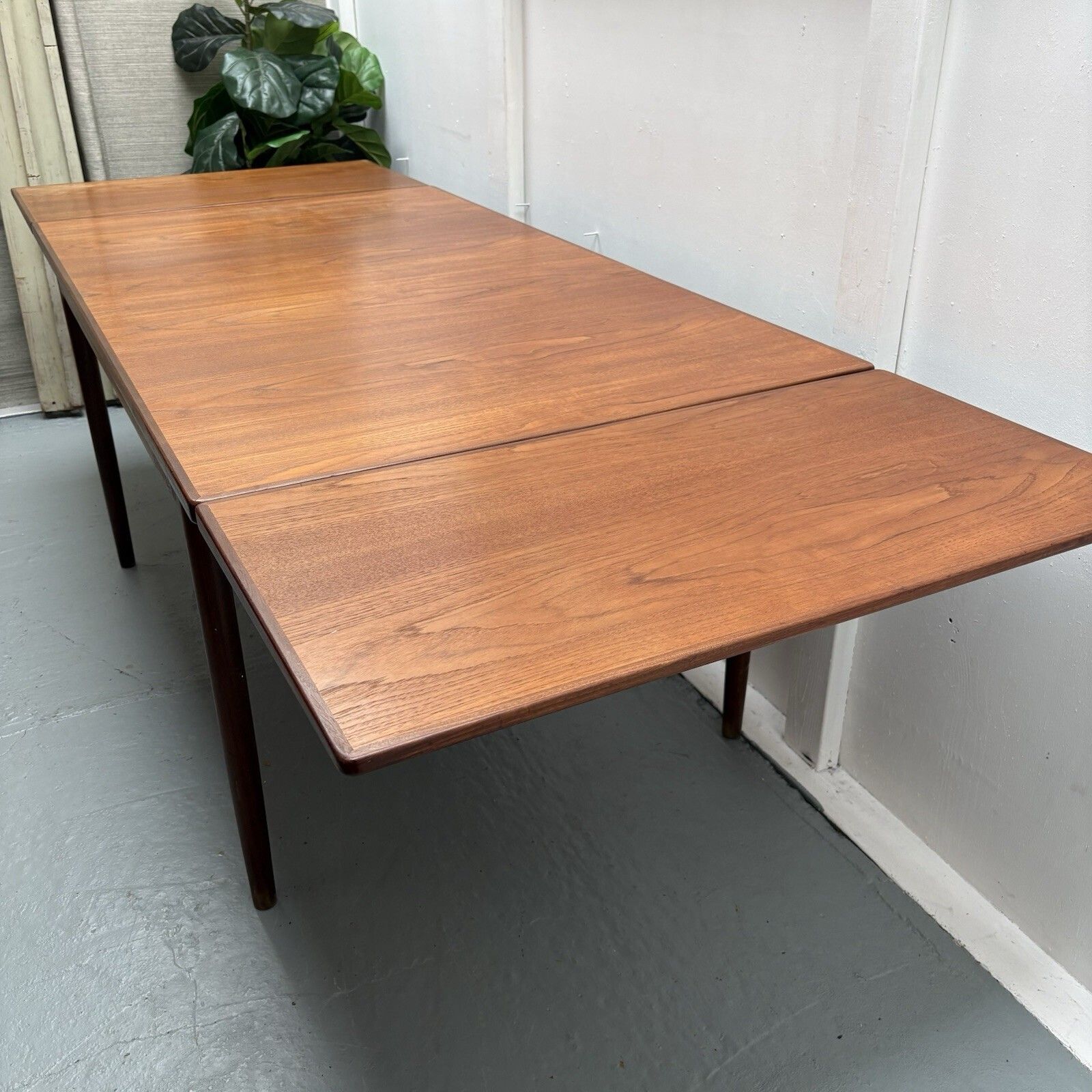 Furniture Iconic Ib Kofod Larsen G Plan Teak Extending Dining Table Seats Up To 12 photo