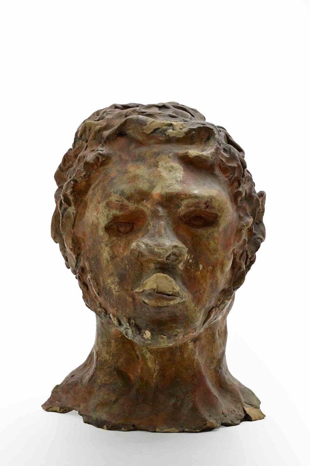 Sirio Pellegrini Portrait   Sculpture By Sirio Pellegrini   1960s.