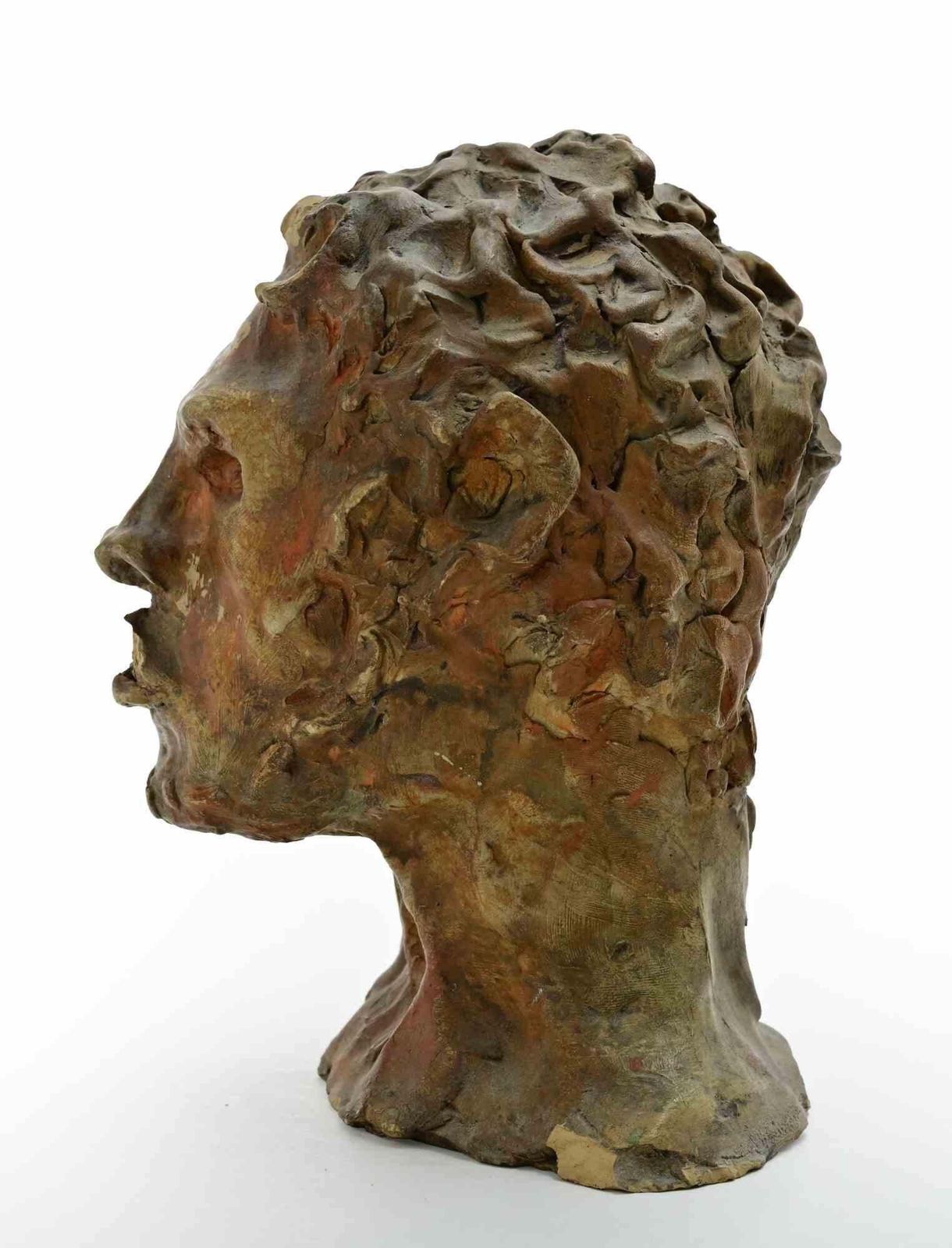 Sirio Pellegrini Portrait   Sculpture By Sirio Pellegrini   1960s. photo furniture