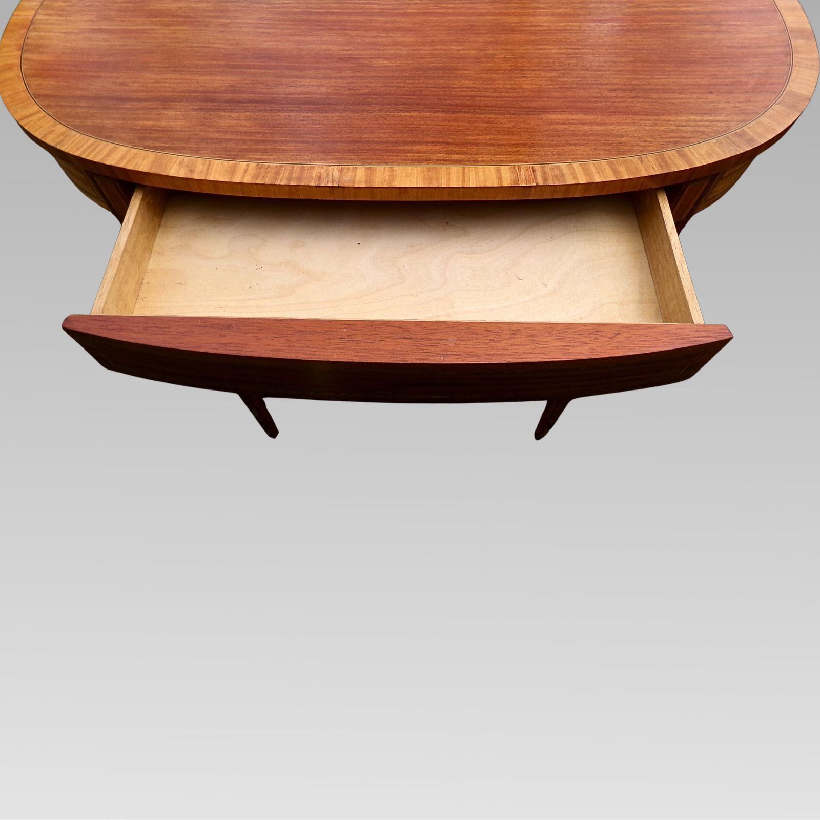 Exceptional Quality Satinwood & Crossbanded Georgian Style Hall Or Console Table photo buy