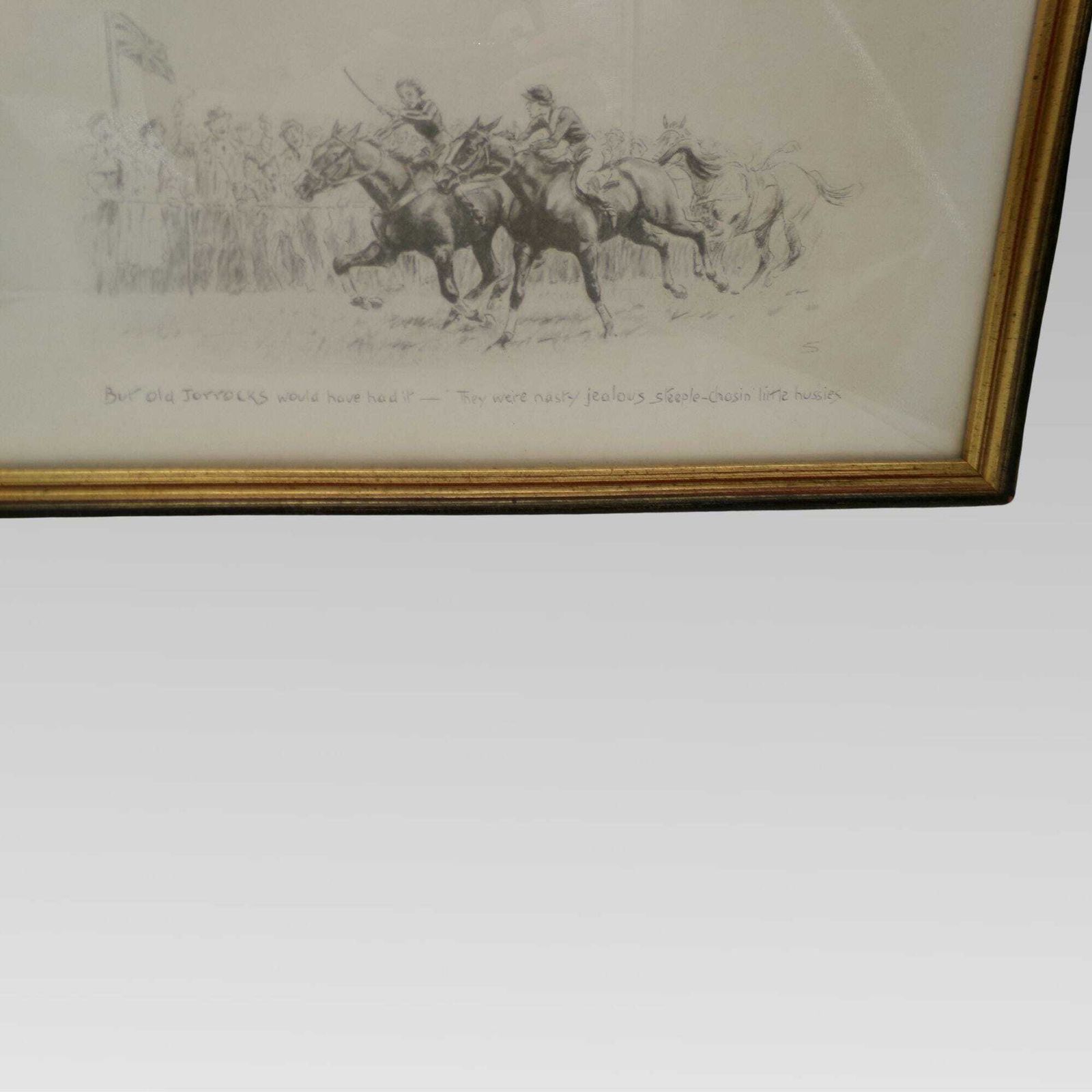 Snaffles Charles Johnson Payne Limited Edition 173/850 English Horse Racing Print photo furniture