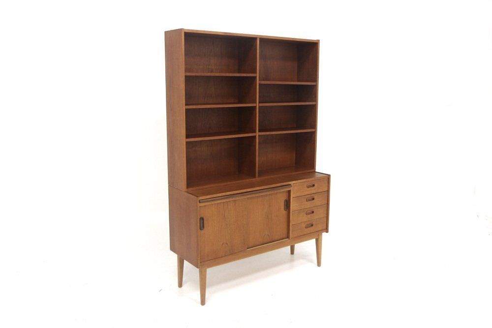 Scandinavian Teak Secretary Desk, Sweden, 1960 photo for sale
