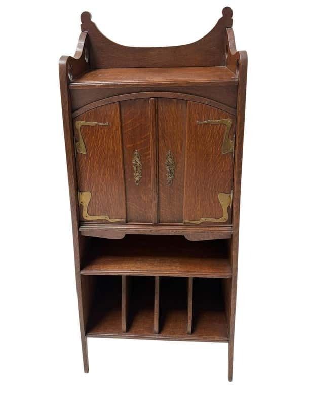 Arts & Crafts Art Nouveau Cabinet By H.P. Mutters & Zoon Den Haag, 1900s photo for sale