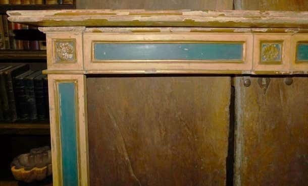 Lacquered Wood Fireplace Frame, Italy photo buy