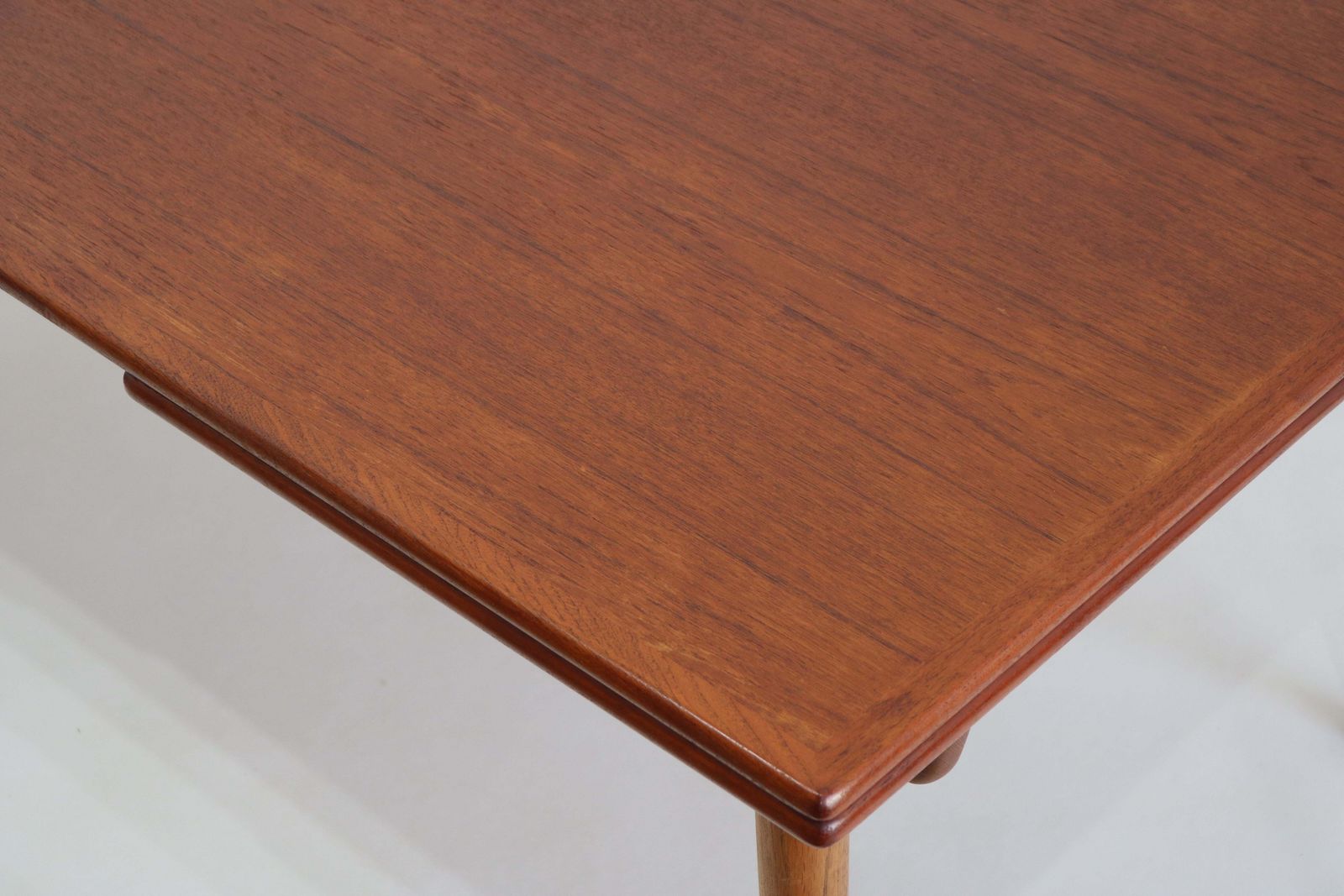Grote Uitschuifbare Eettafel Hans J. Wegner At 312, Teak & Eiken, Jaren 1950 photo 9467.0