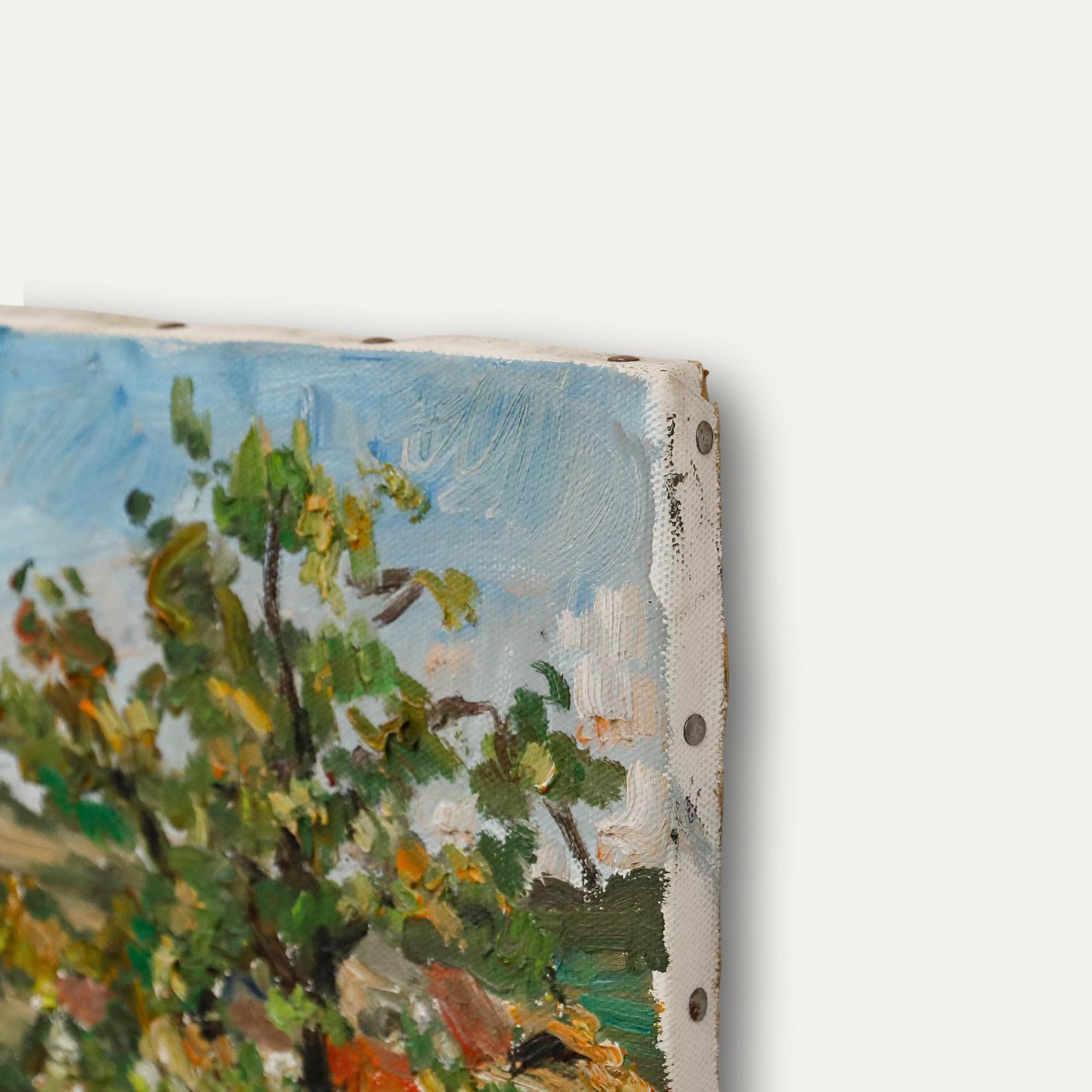 Sepp Vees (1908 1989)   Impressionist Mid 20th Century Oil, View Of Flacht photo 450.0
