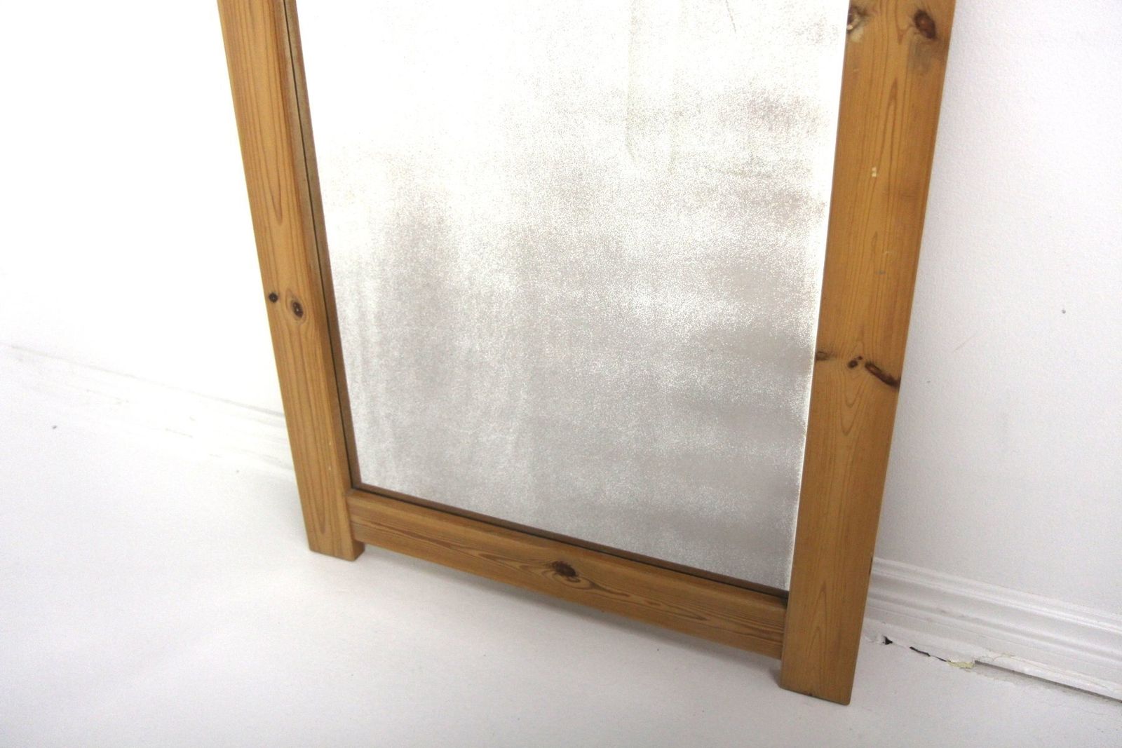 Scandinavian Oak Mirror By Nybrofabriken, Sweden, 1960 photo furniture
