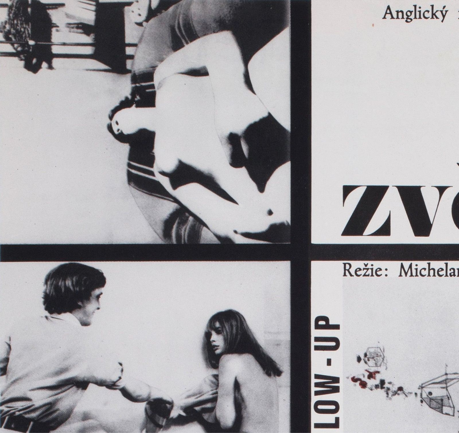 Blow Up 1968 Czech A1 Film Poster Milan Grygar photo for sale