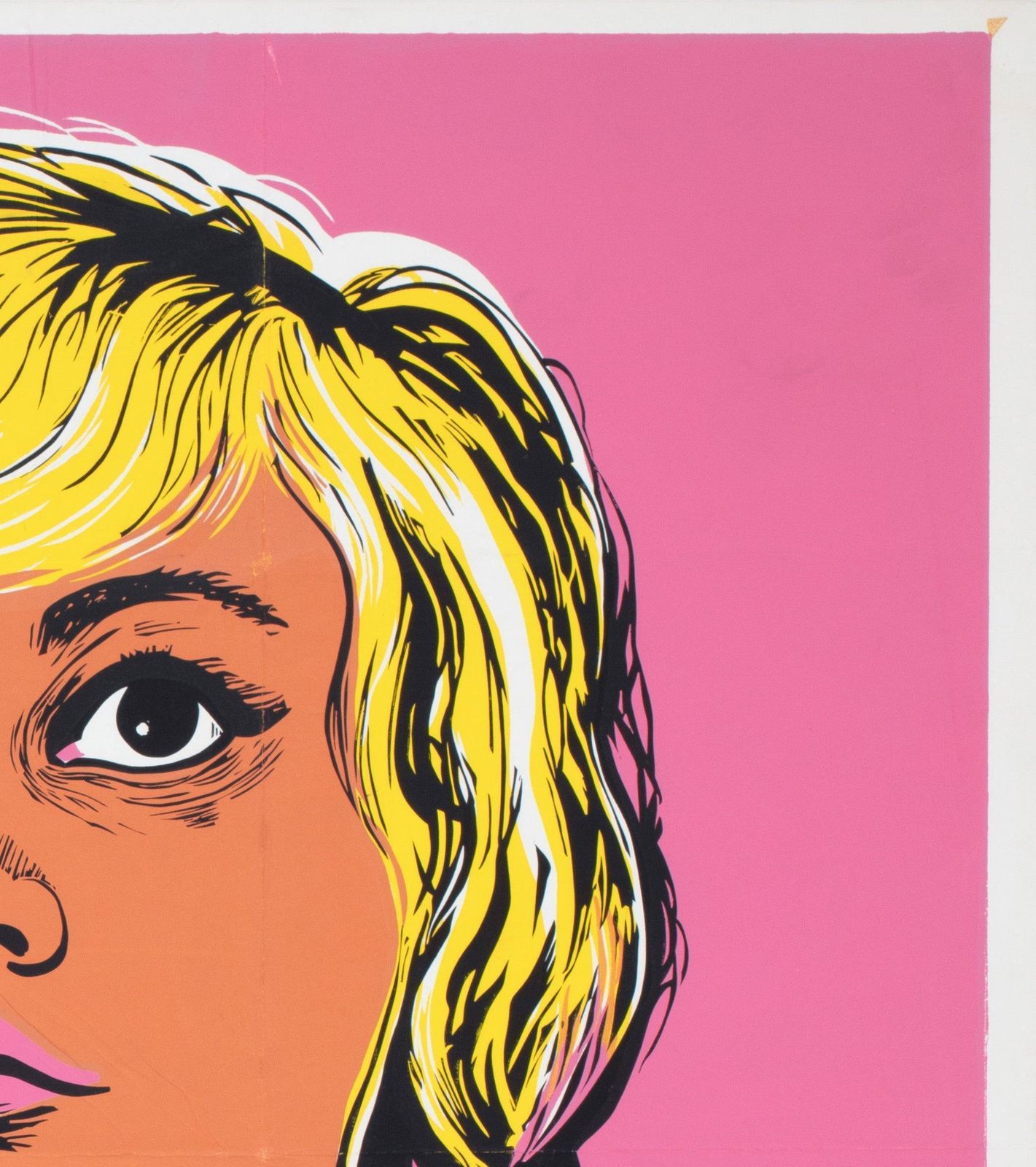 A Blonde In Love 1965 Uk Quad Academy Cinema Film Poster, Peter Strausfeld photo 1456.0