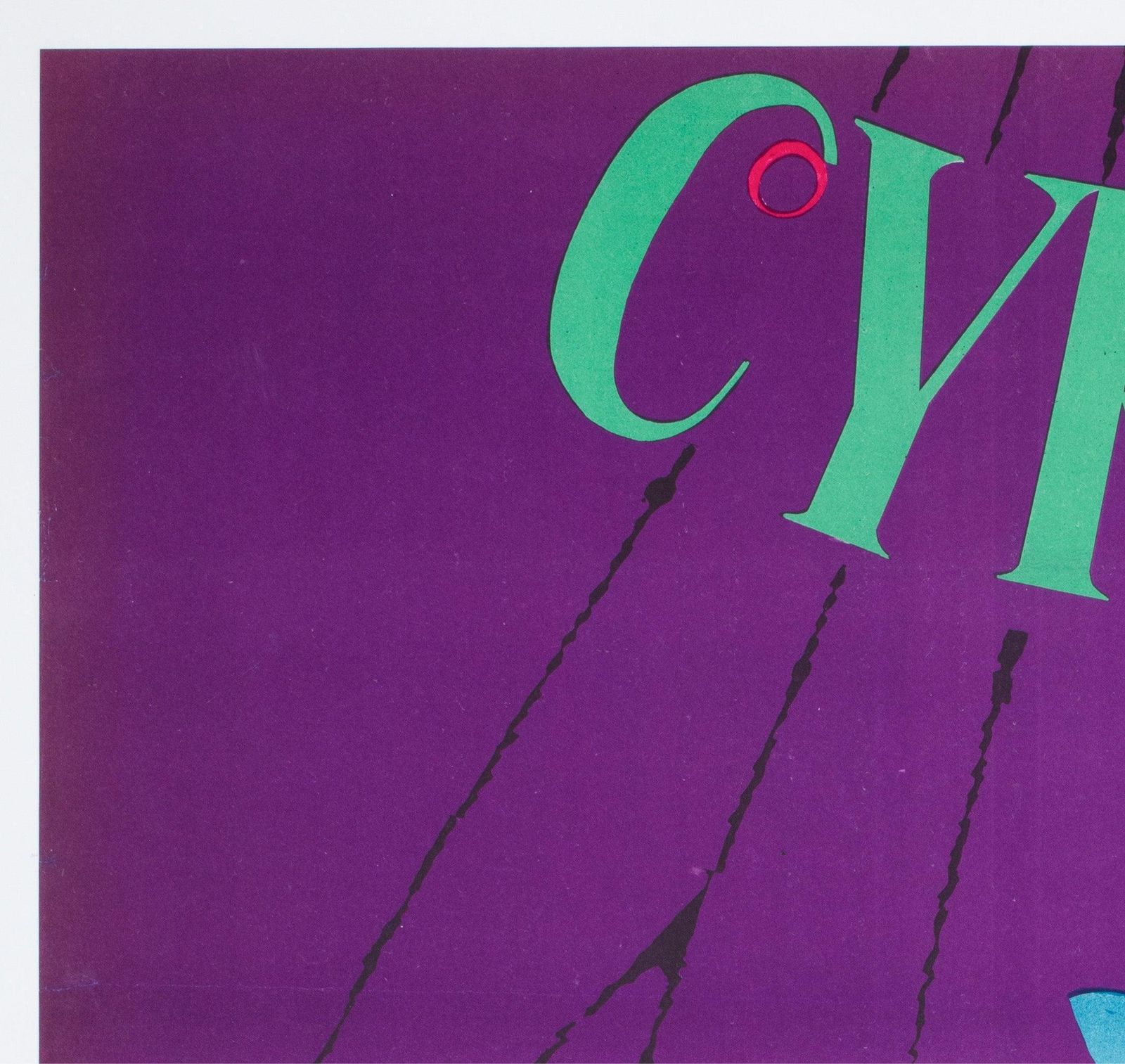 Cyrk Samoyed Cycling 1965 Polish Circus Poster, Gustaw Majewski photo for sale
