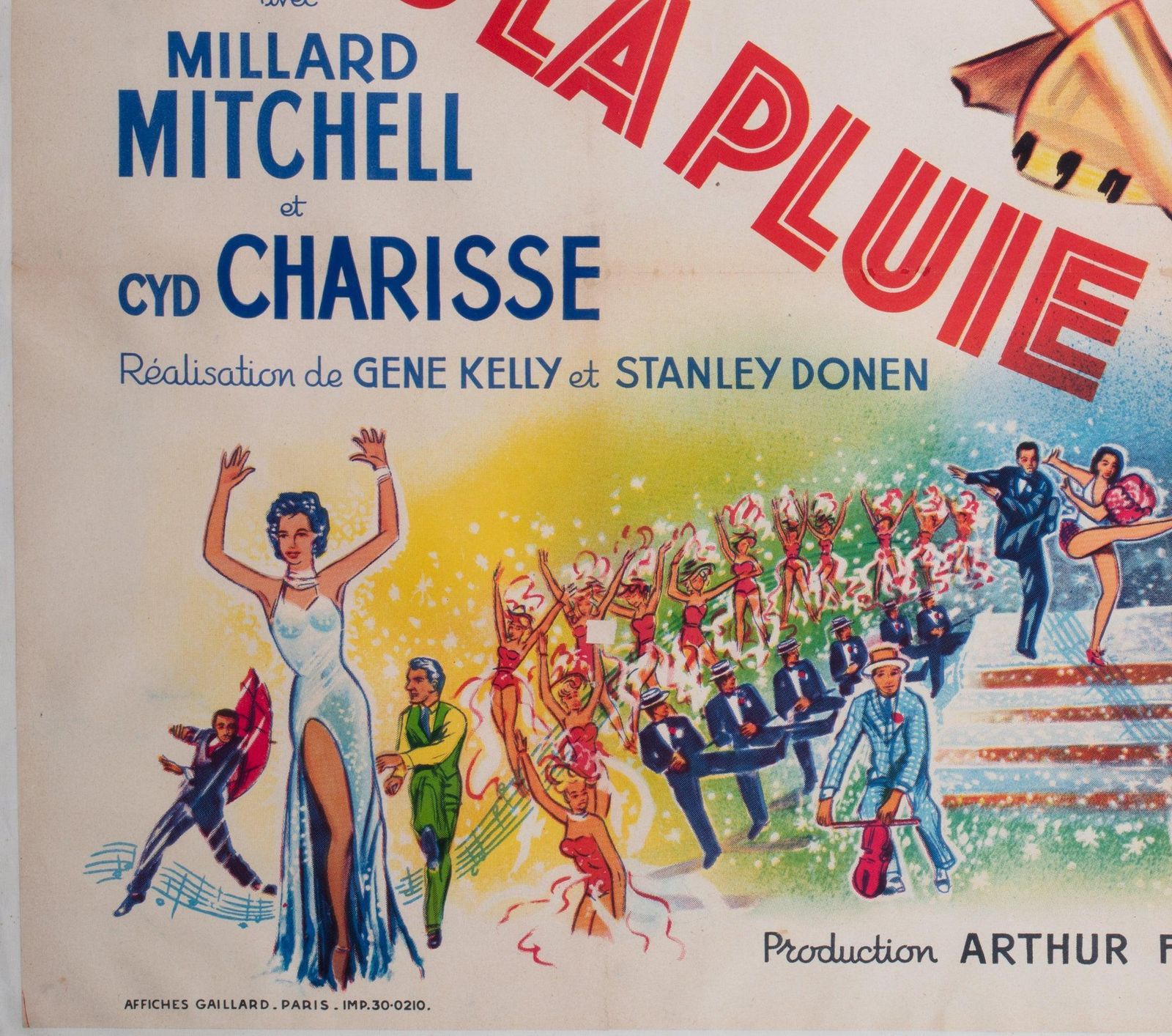 Singin' In The Rain 1952 French Grande Film Poster photo buy