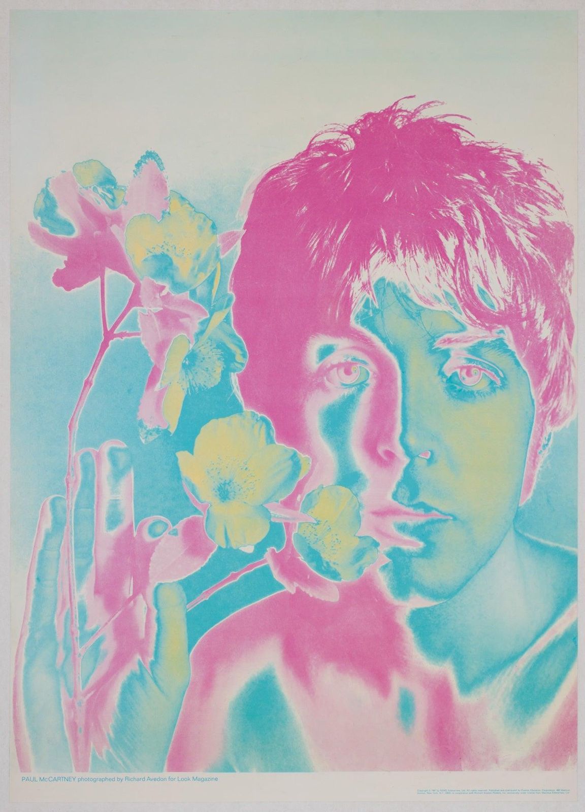 The Beatles 1967 Special Look Magazine Offset Lithographs Posters, Avedon photo buy