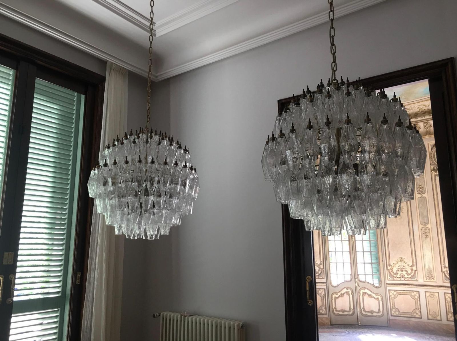 photo buy Spherical Murano Chandeliers, 1990s