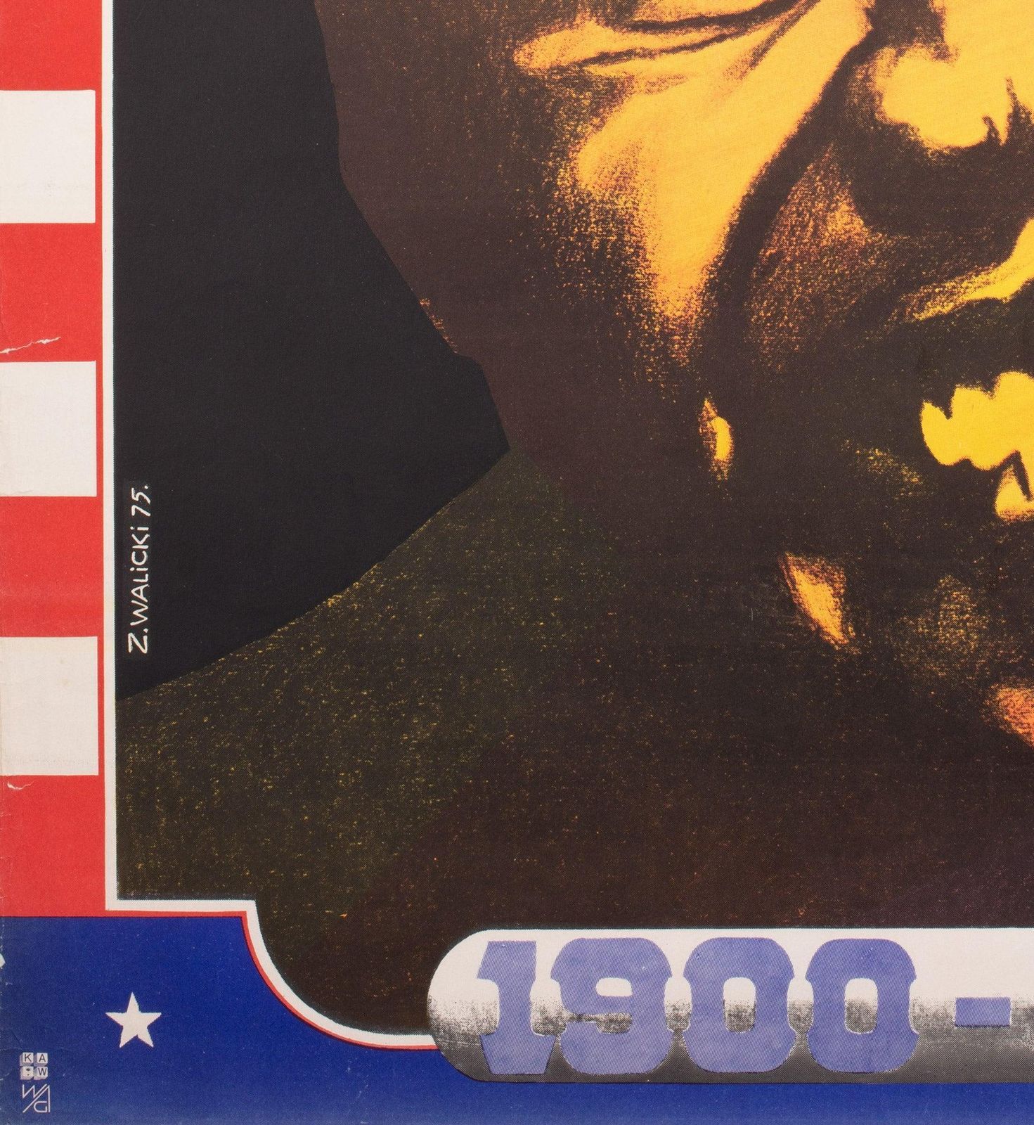 Louis Armstrong 1975 Polish Jazz Poster, Walicki photo 520.0