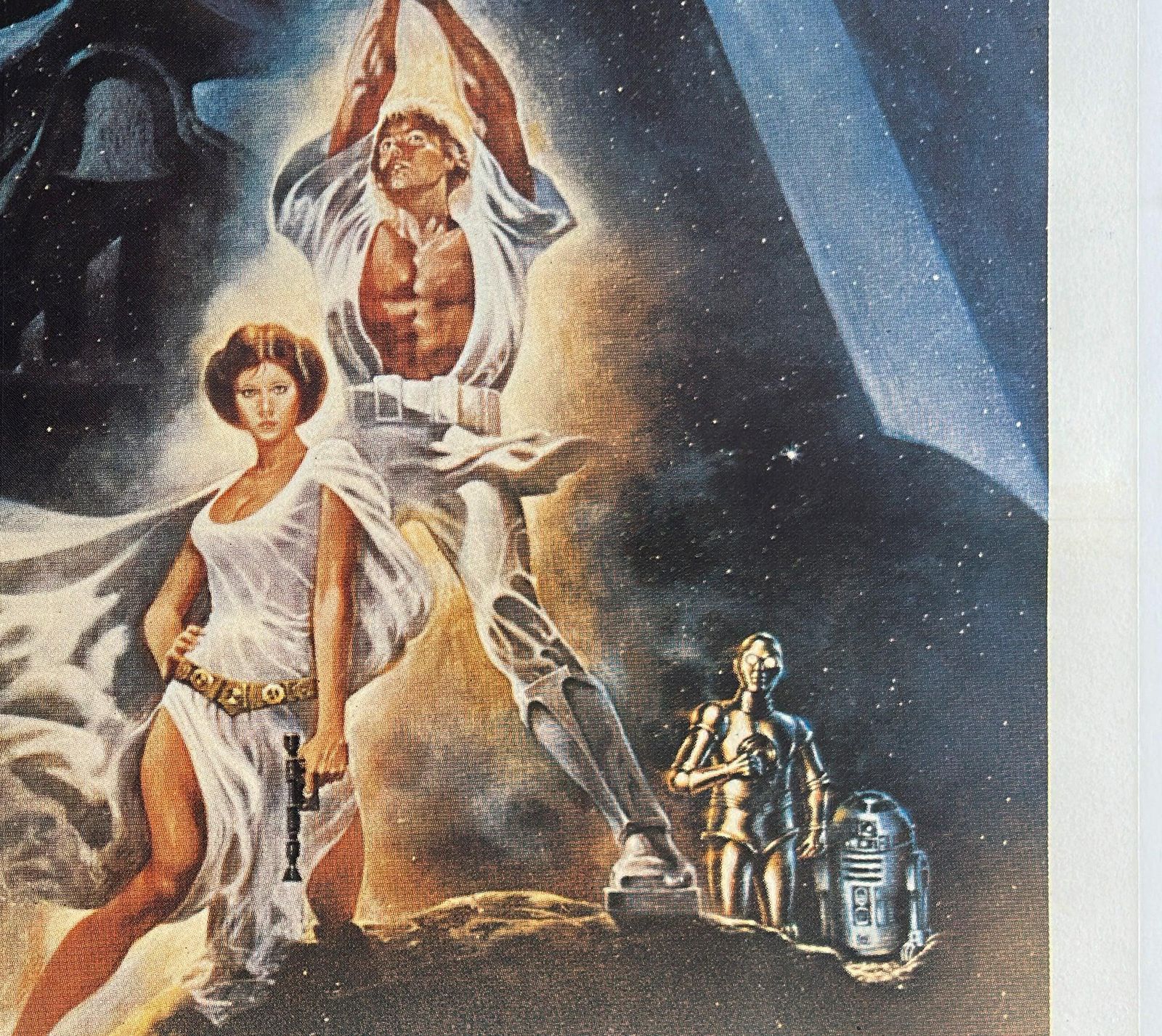 Star Wars 1977 French Grande Film Poster, Tom Jung photo vinterior