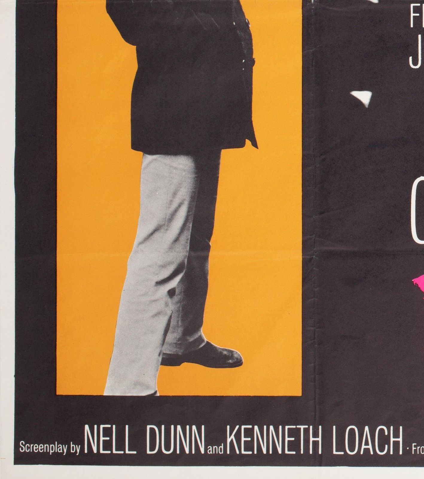 Poor Cow 1967 Uk Quad Film Poster photo vinterior