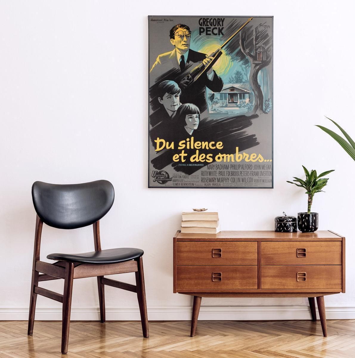 To Kill A Mockingbird 1963 French Moyenne Film Poster, Boris Grinsson photo furniture