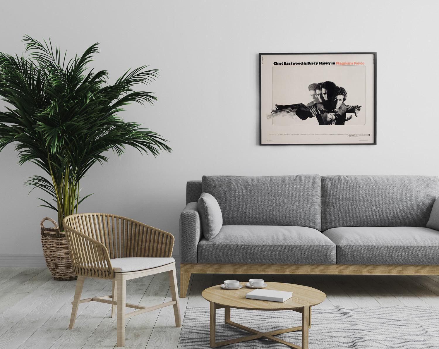 Magnum Force 1973 Us 1/2 Sheet Film Poster photo furniture