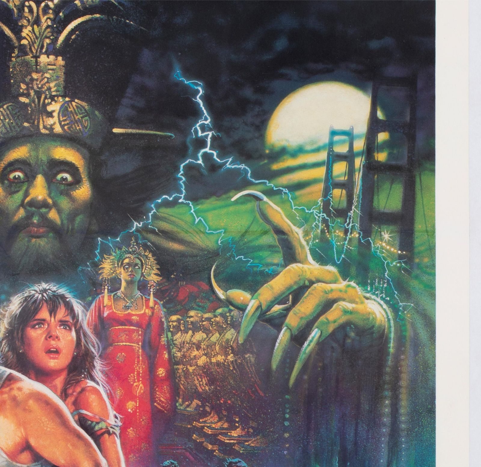 Big Trouble In Little China 1986 Us International 1 Sheet Film Poster, Bysouth photo vinterior